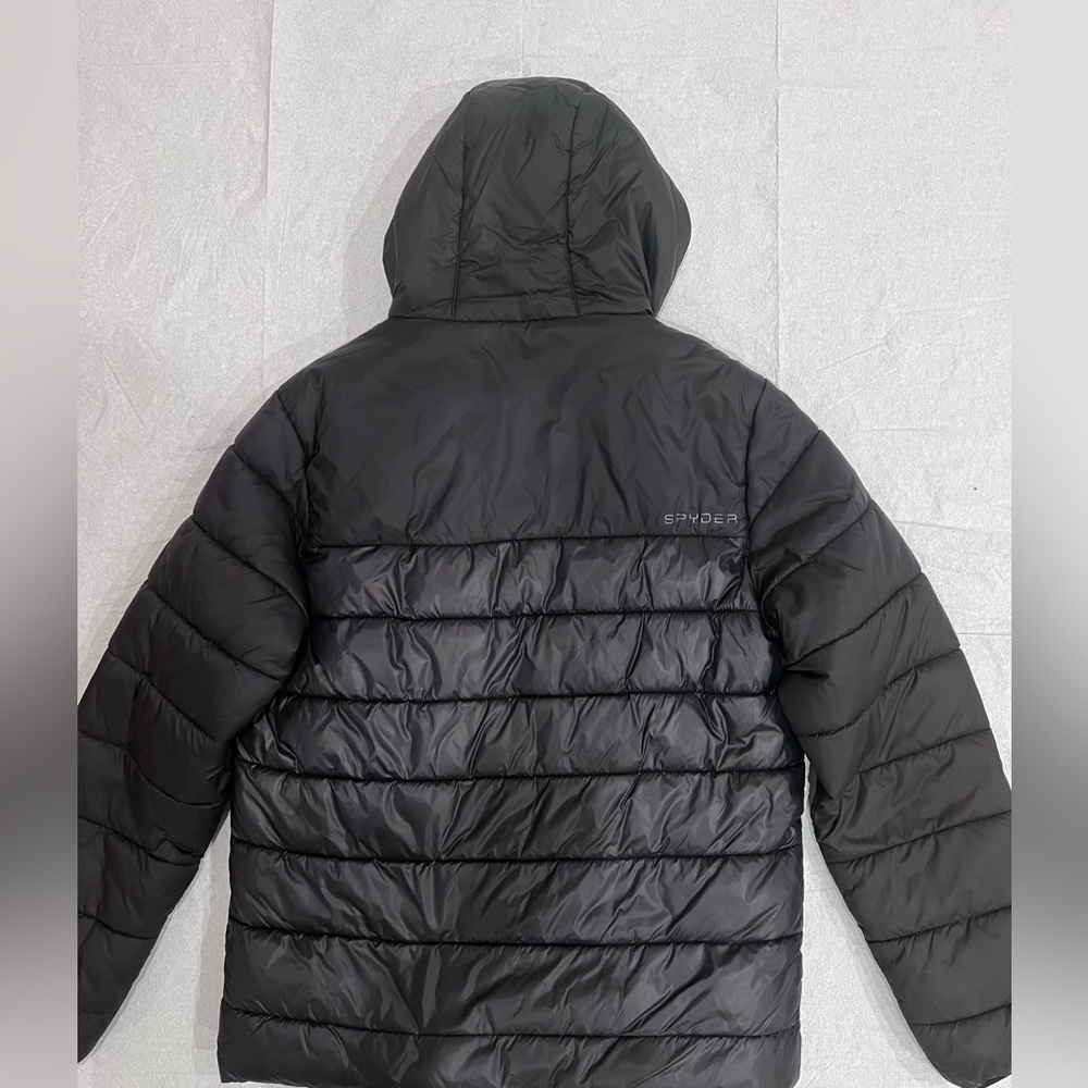 SPYDER CIRCUIT INSULATED Winter HOODED Puffer JACKET Mens size medium - Picture 3 of 6
